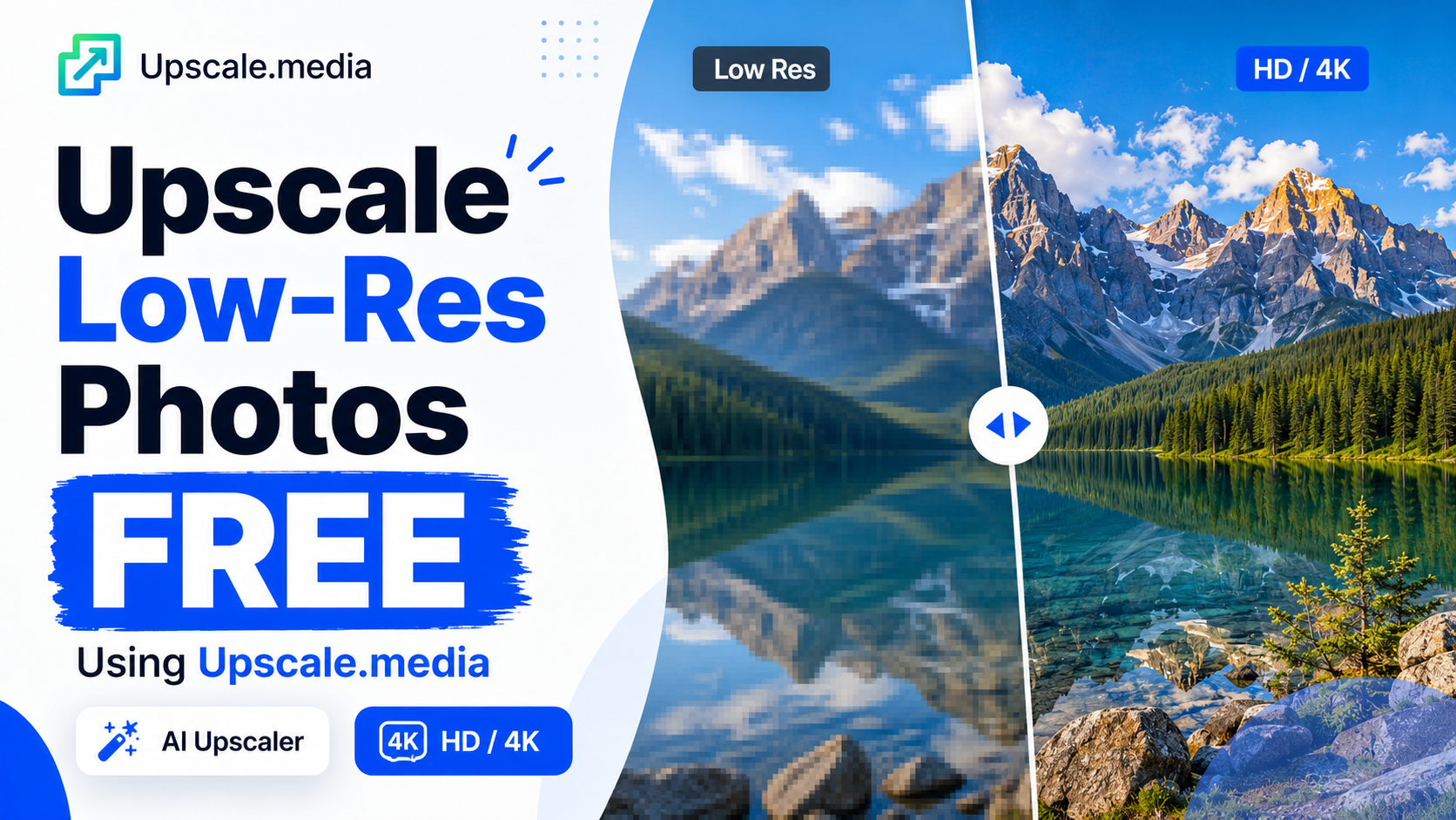 How to Upscale Low-Resolution Photos to HD or 4K for Free Using Upscale.media