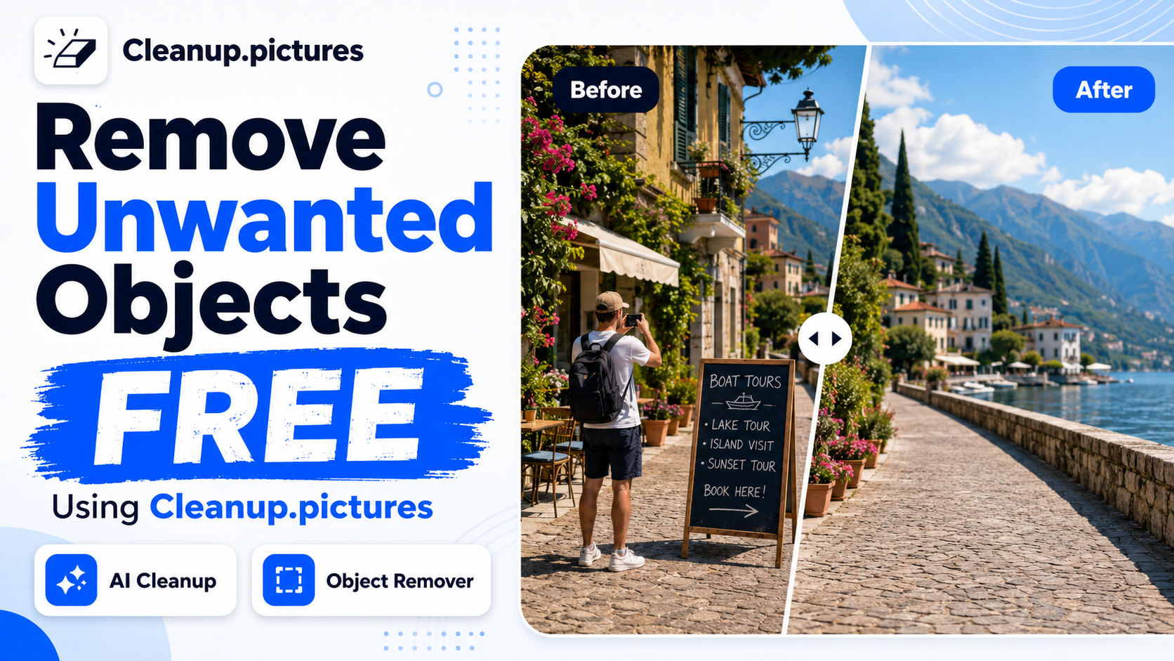 How to Remove Unwanted Objects from Photos for Free Using Cleanup.pictures