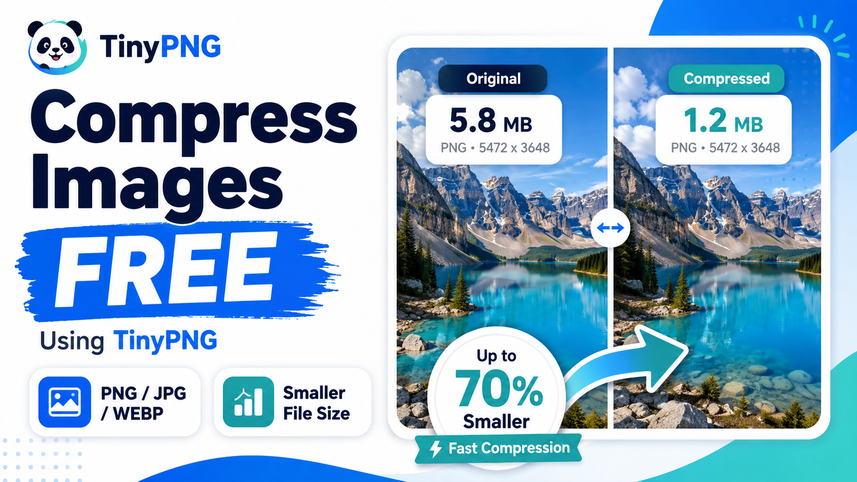 How to Compress PNG, JPEG and WebP Images for Free Using TinyPNG
